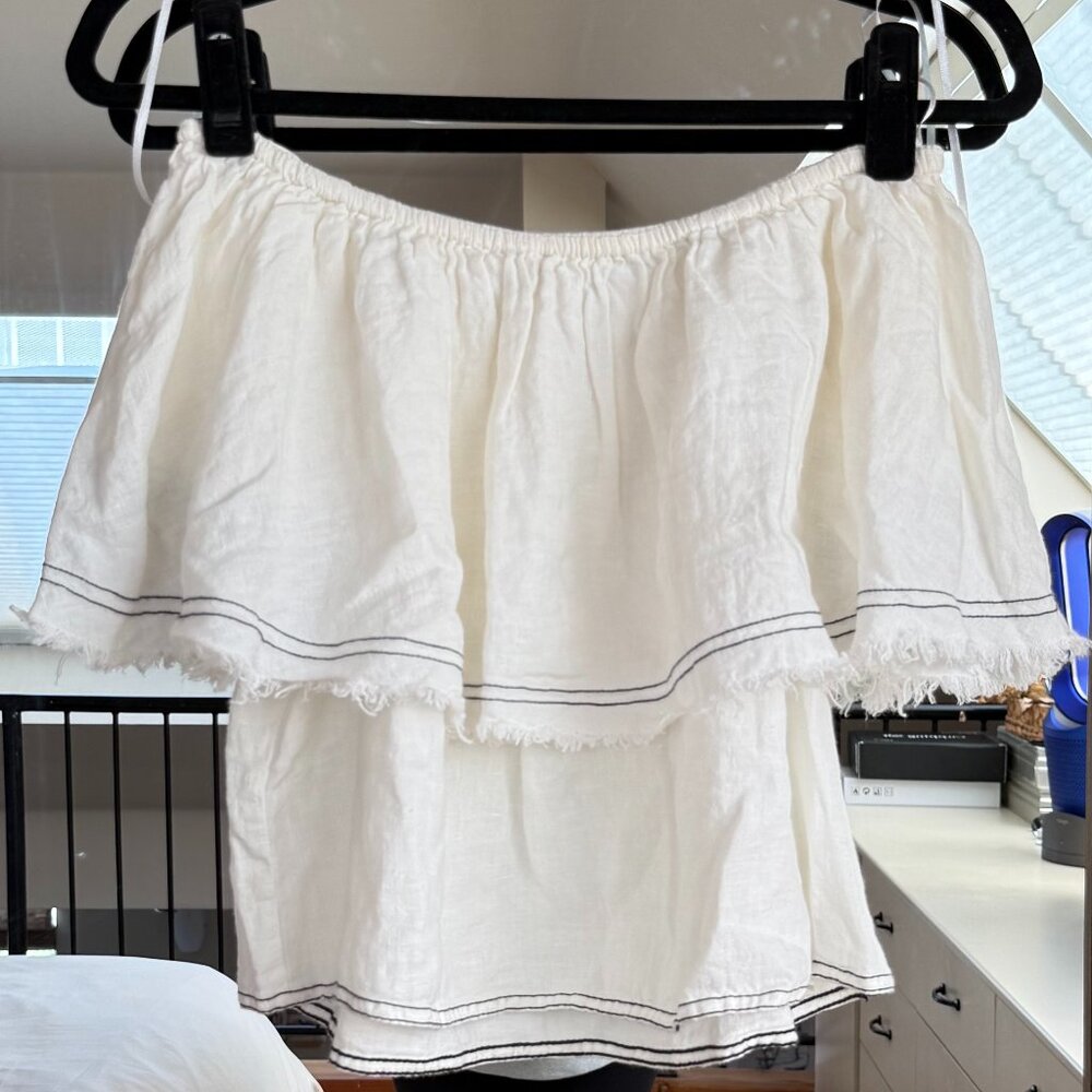 Off-the-shoulder White Top
